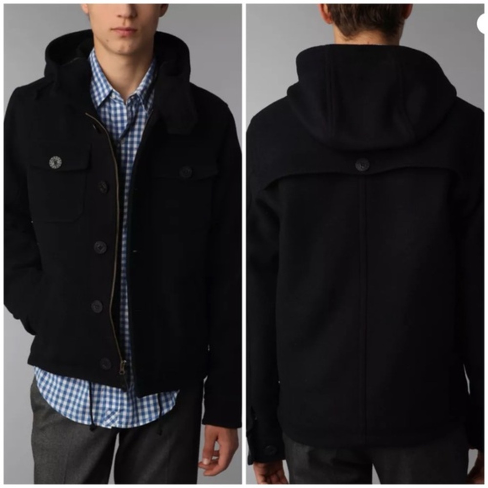 💋 Urban Outfitters Spiewak & Sons Black Military Jacket